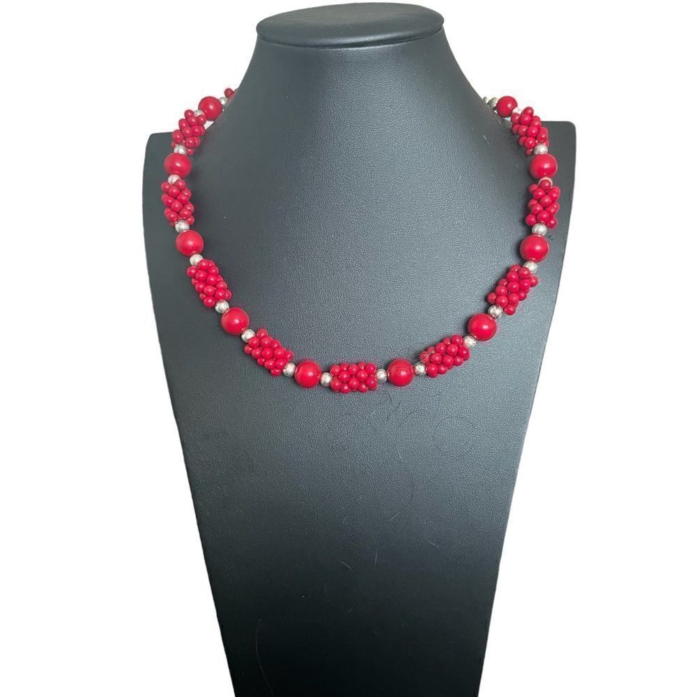 Red Beaded Necklace